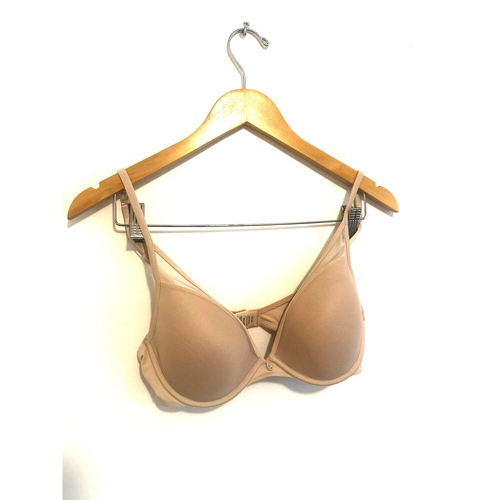 Thirdlove Bra 34C 1/2 Classic Uplift Plunge 24/7 women's bra Tan